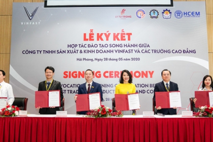 VinFast hợp tác đào tạo nhân lực ngành cơ điện, ôtô